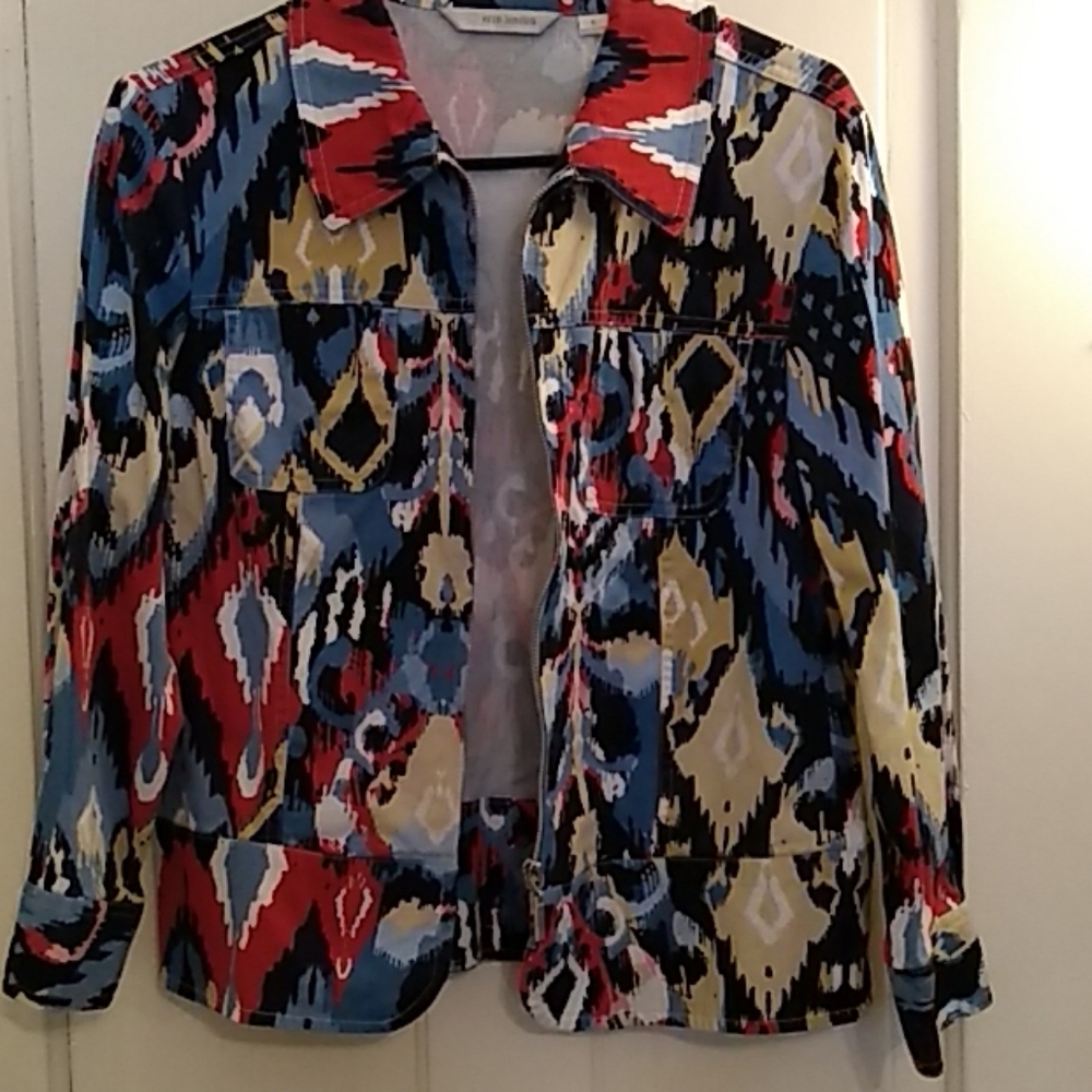 Vintage erin london multicolored jacket EUC
